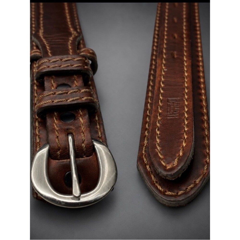 Duluth Trading Co Men’s Leather Ranger Belt Brown 32–34 EUC